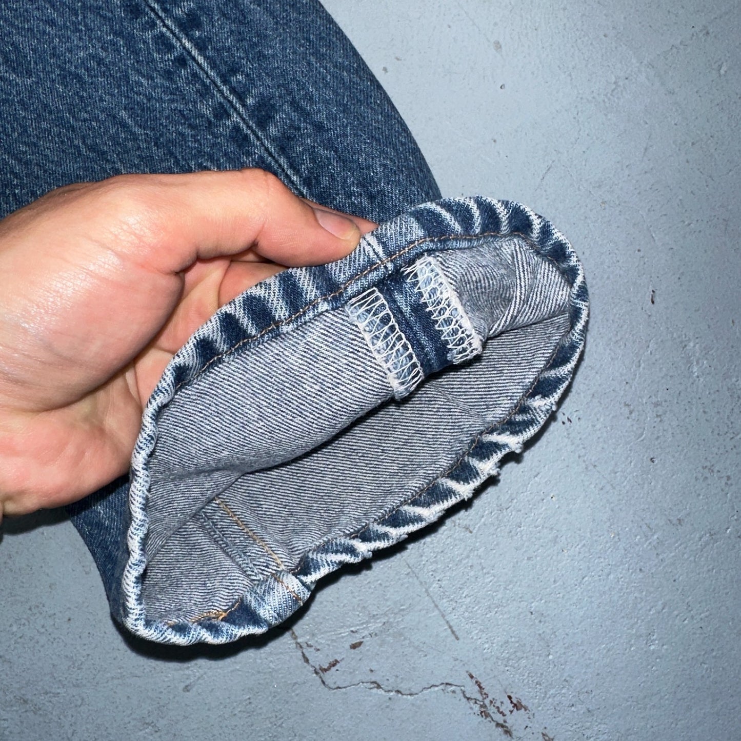 Levis 501 Vintage 90s USA XX Straight Leg Jeans Blue Med Wash 32x36 Act 29x32