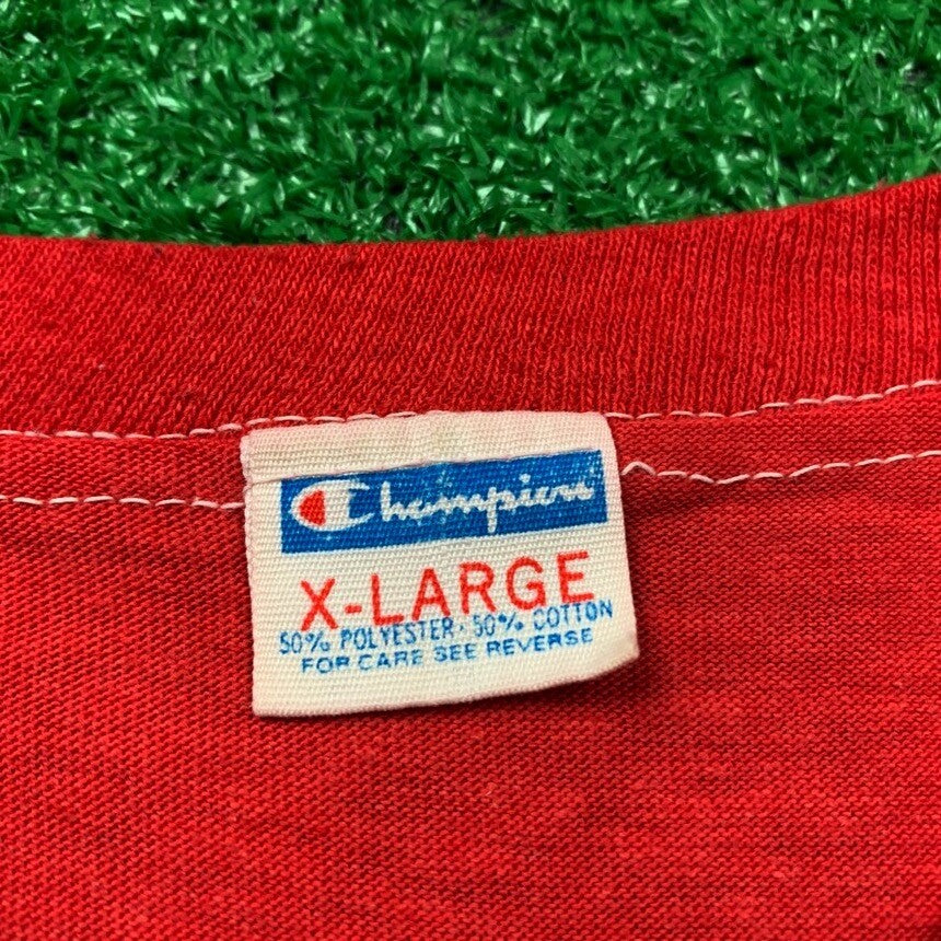 Vintage Nike 1979 Oregon T Shirt USA Rare Champion Blue Bar XL 70s Axeman Pepsi