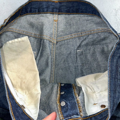 Levis 501 Vintage Y2K XX Straight Leg Jeans Blue Dark Wash 34x32 Act 35x31