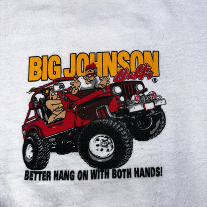 Big Johnson VTG 1997 Racing Naughty Humor Joke Single Stitch 90s Trucks Funny