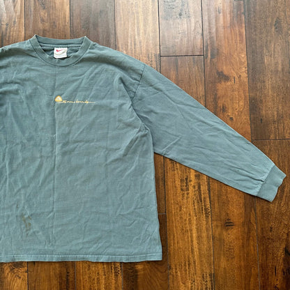 ACG Nike Snowboards Vintage T Shirt 90s Blue White Tag Rare Sports Jordan Used