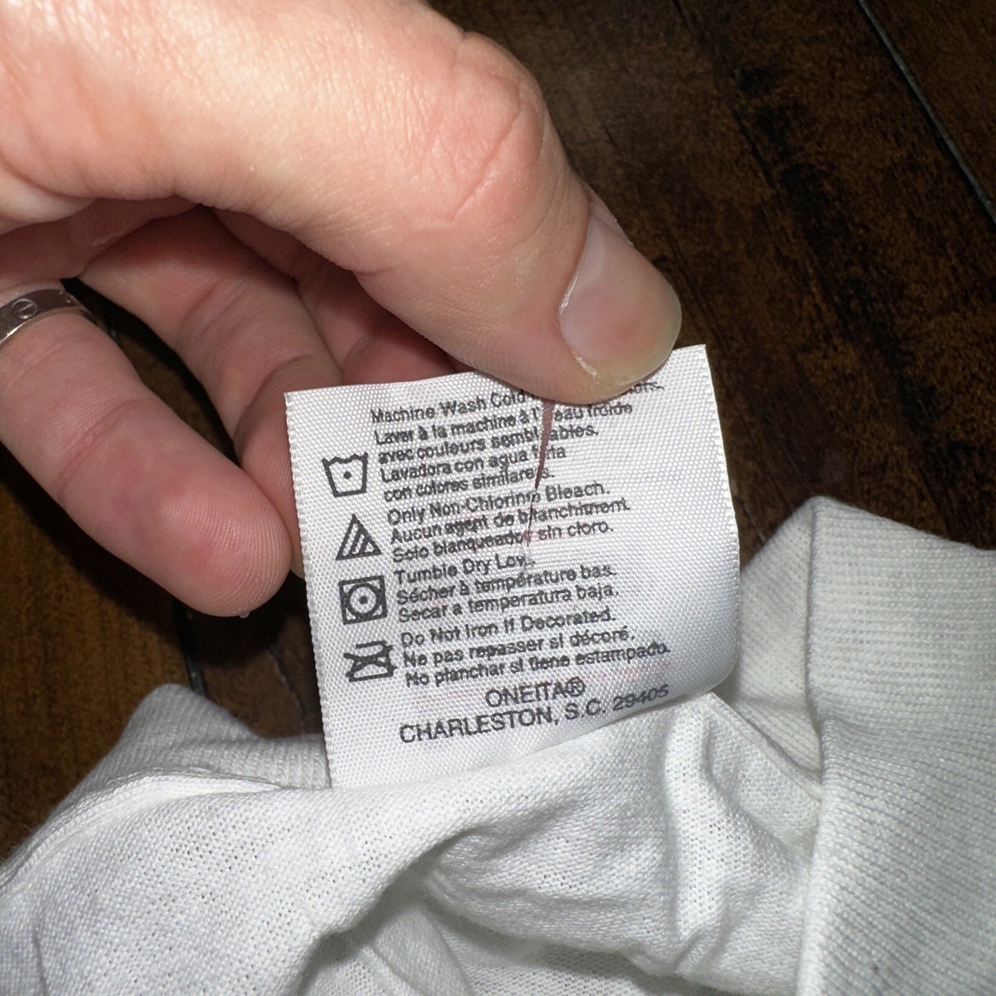 VTG Oneita XL Blank White T Shirt 90s Basic Rap Single Stitch ONE TEE LOT AVAIL