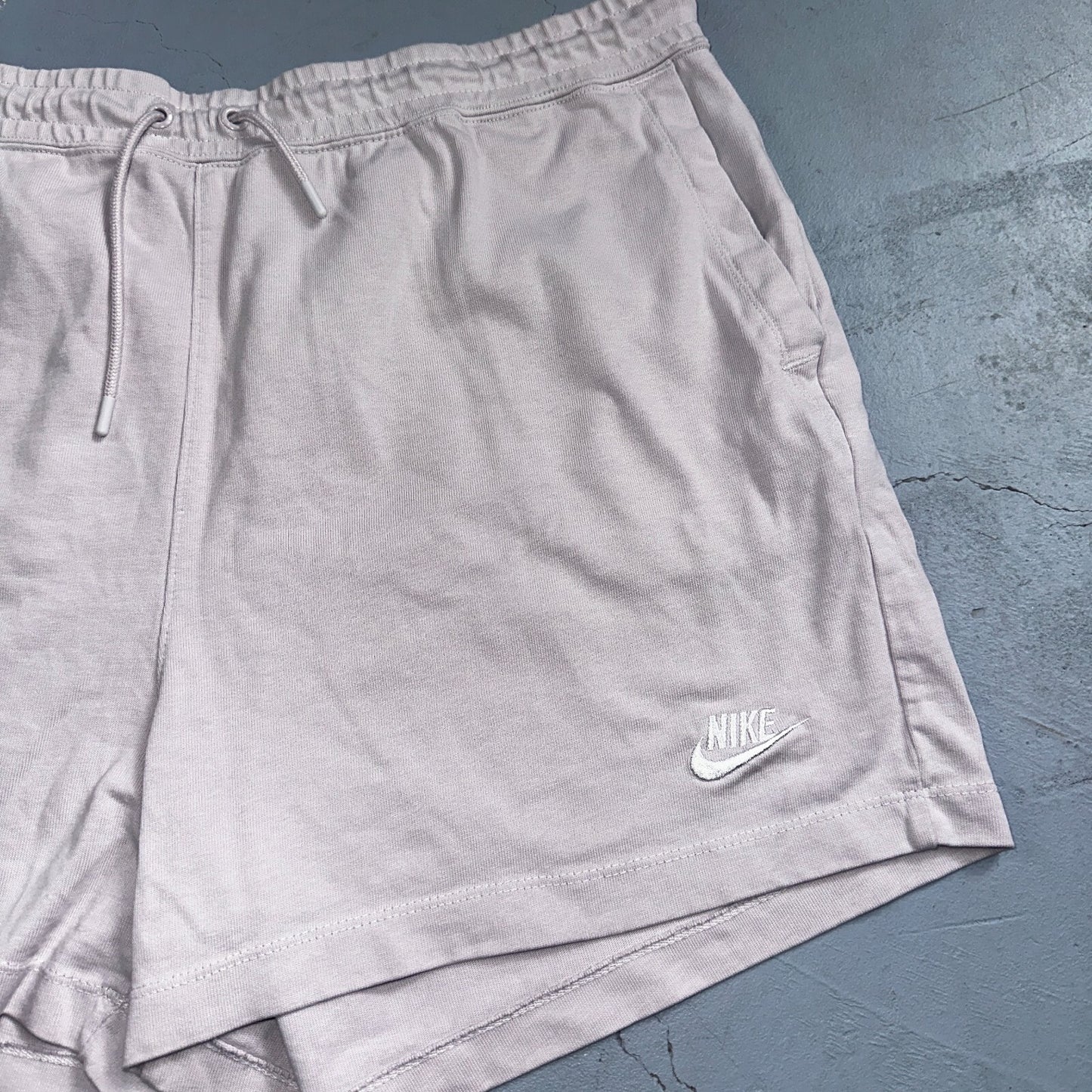 Nike Sportswear Shorts Womens XL Light Purple Drawstring Waist Athletic Lounge