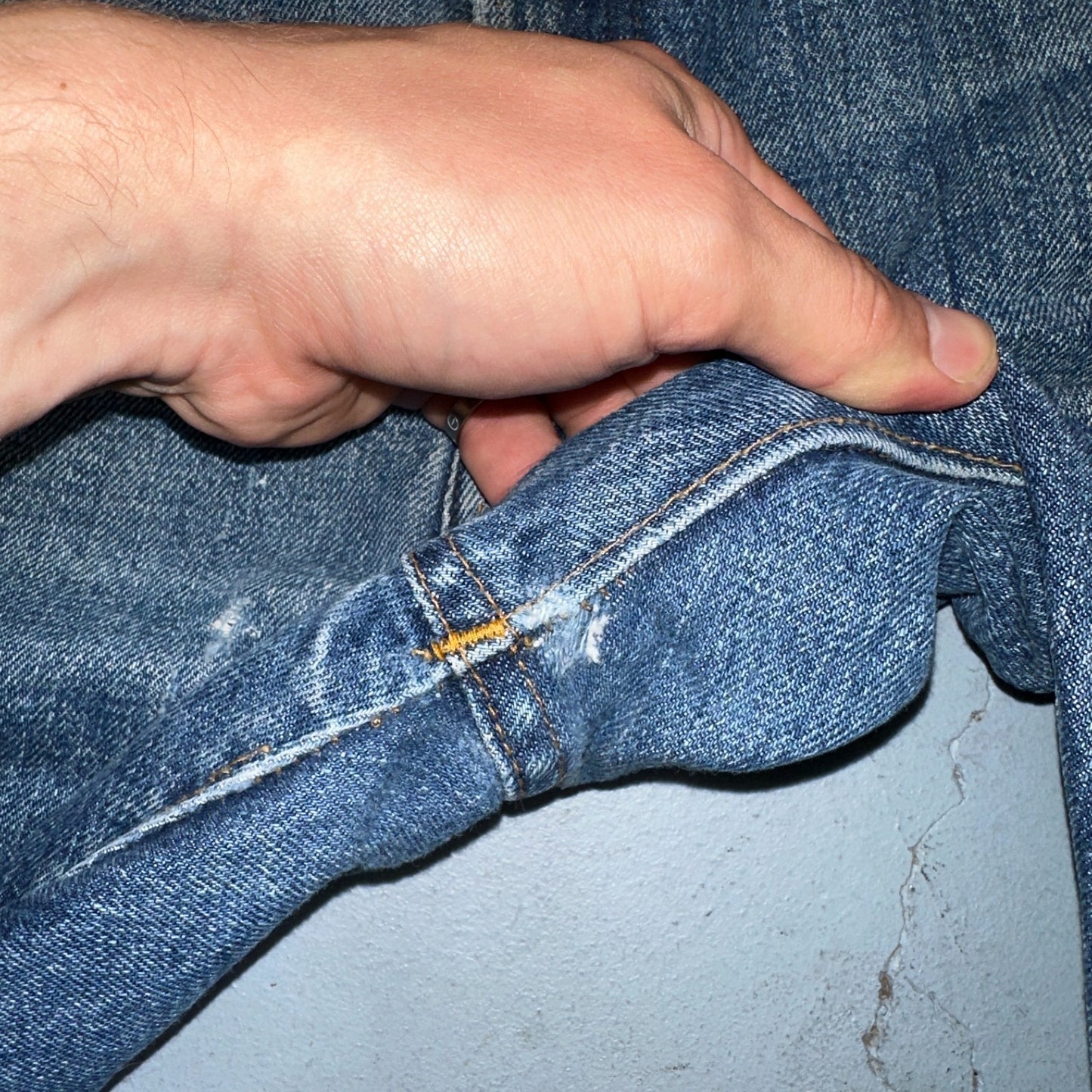 Levis 501 Vintage 70s SS Redline Selvedge USA XX Jeans Med Wash 48x30 Act 44x24