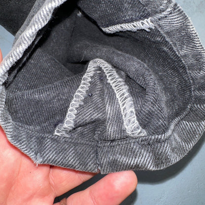 Levis 501 Vintage 90s USA XX Straight Leg Jeans Black Wash 11 Act Altered 27x26