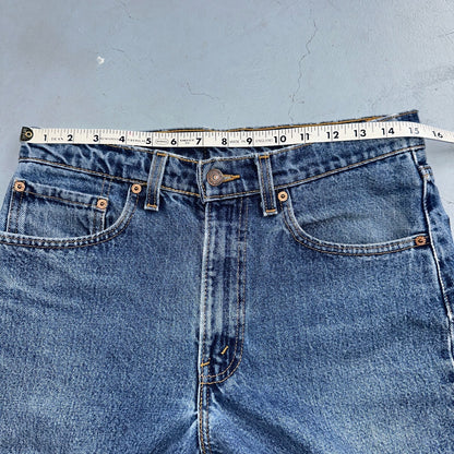 Levis 550 Vintage 90s USA Red Tab Relaxed USA Blue Med Wash Jeans 32x32 Ac 31x30