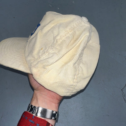 General Mills Corduroy VTG Hat Cap Snapback White USA Cereal Fun Tasty Logo