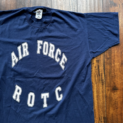 USA Air Force Vintage T Shirt ROTC Training USMC Army Basic 90s Single Stitch