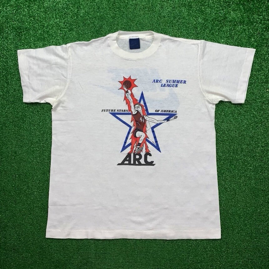 Nike Vintage T Shirt USA Rare Rap Jordan Future Stars ARC Summer Basketball