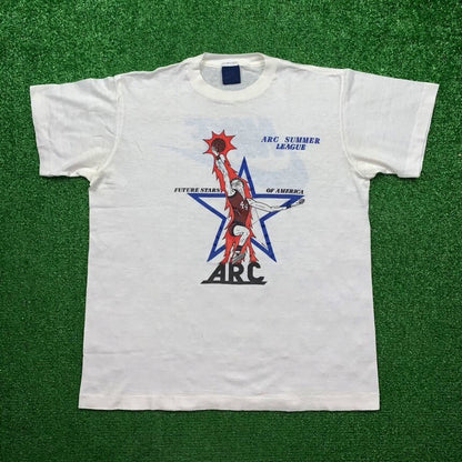 Nike Vintage T Shirt USA Rare Rap Jordan Future Stars ARC Summer Basketball