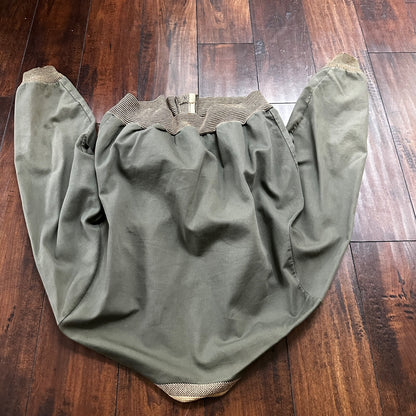 Vintage 60s Sport King Canvas M Montgomery Ward Green Rockabilly Grandpa 1960s