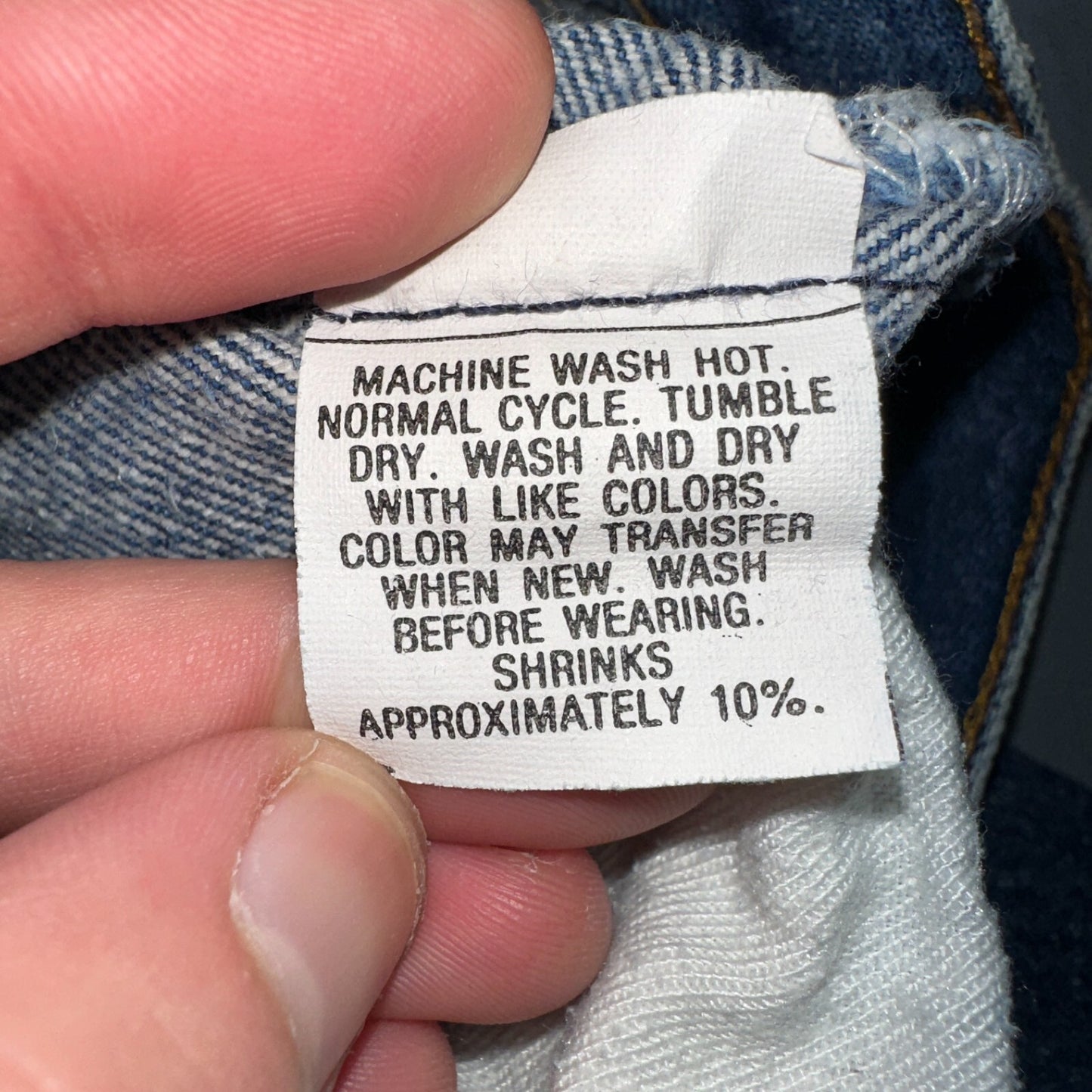 Levis 501 Vintage 80s USA XX Straight Leg Jeans Blue Med Wash 33x32 Act 30x27