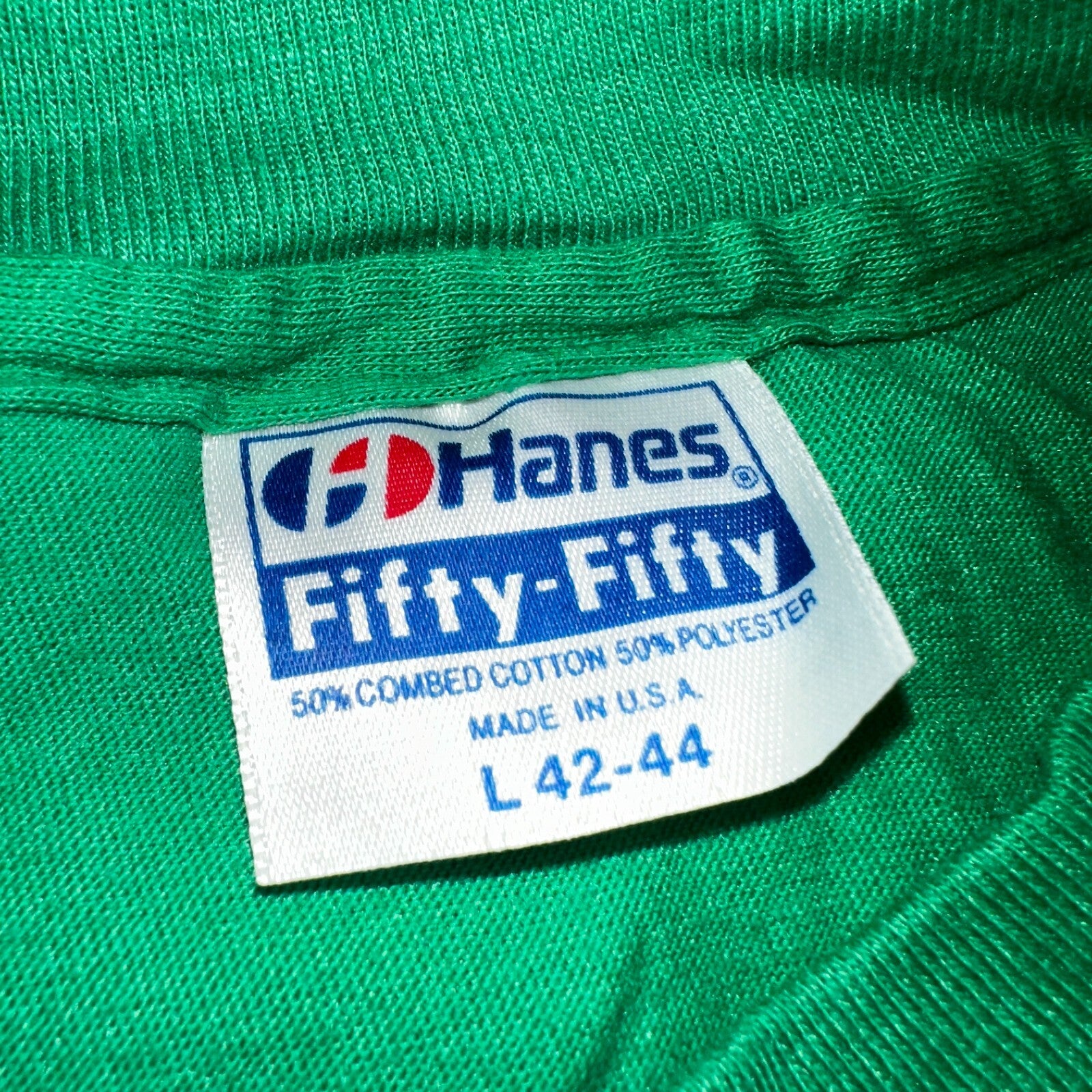 Exchange Money Hanes 80s VTG T Shirt 1980s Single Stitch Bank Machine Promo Rare