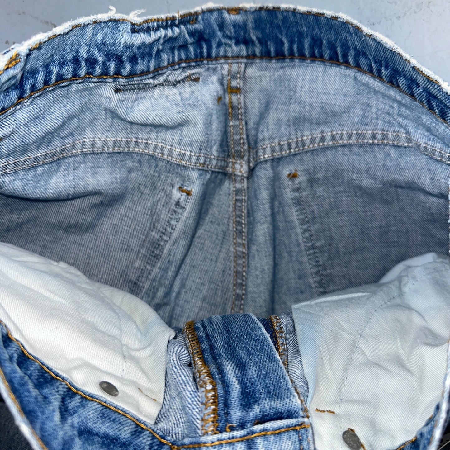 Levis 517 Vintage 80s USA Orange Tab Bootcut Flare Blue Worn Jeans Act 32x34