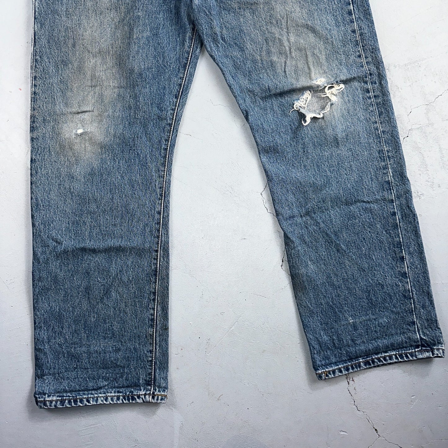 Levis 501 Vintage 90s XX Straight Leg Jeans Y2K Med Wash 42x30 Act 42x31