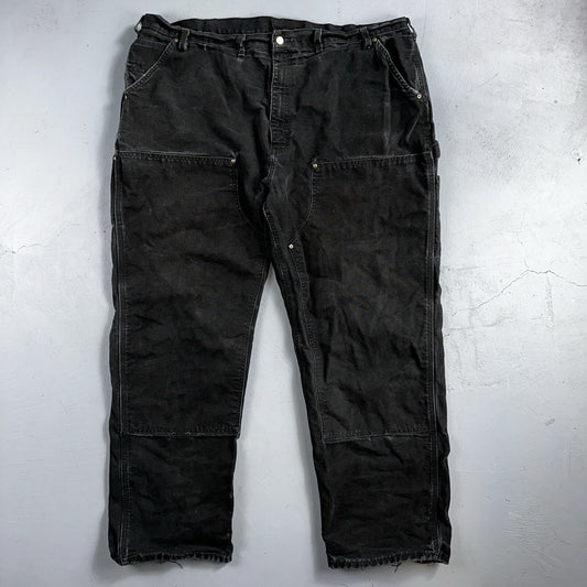 Carhartt VTG Double Knee Carpenter Pants USA B01 BLK Black Act 42x31