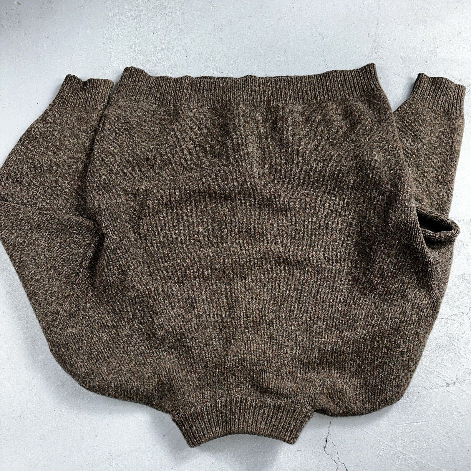 Pendelton Sweater XL Gray USA 100% Wool Pull-Over Quarter Zip