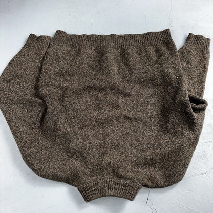 Pendelton Sweater XL Gray USA 100% Wool Pull-Over Quarter Zip