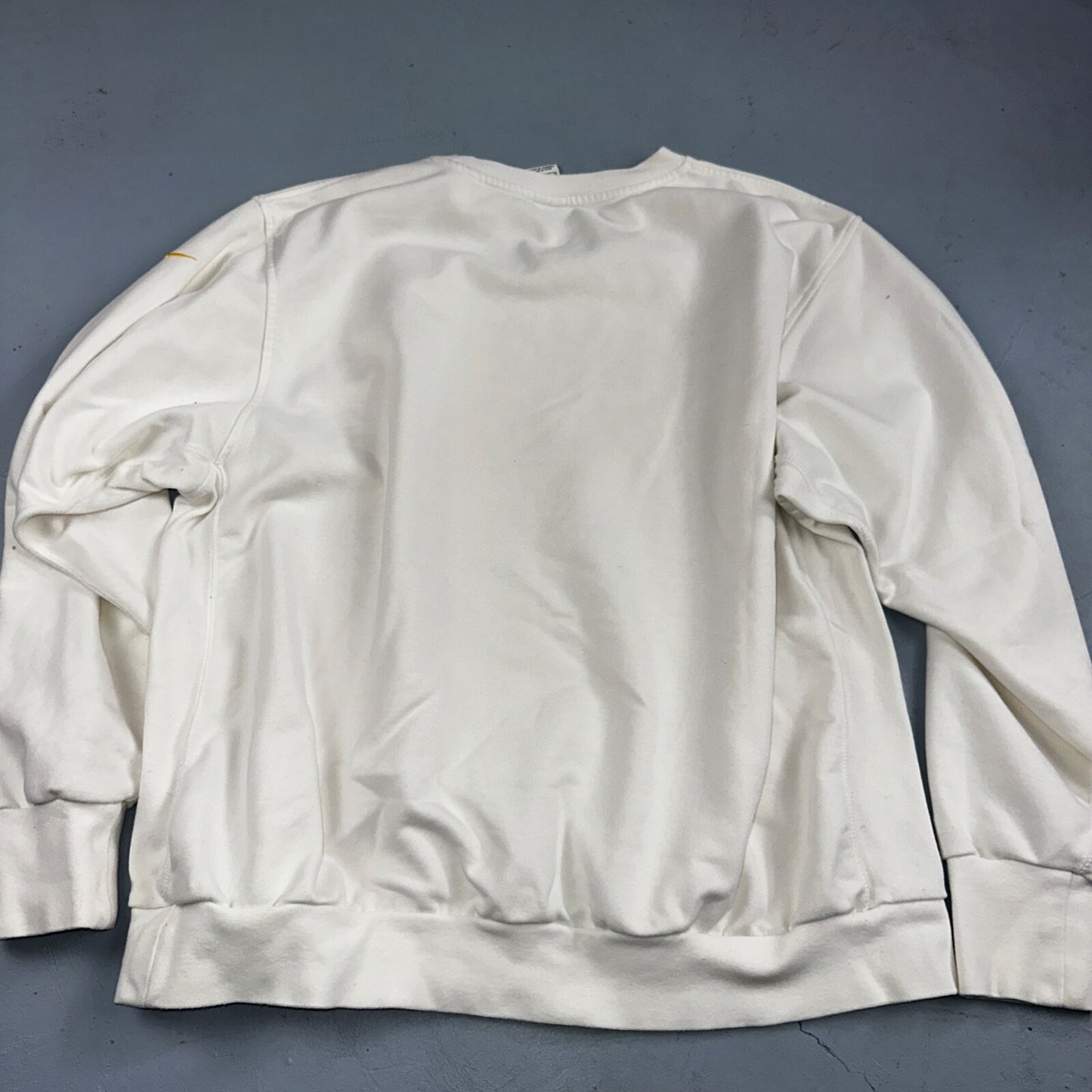 Nike Mens Sweatshirt Dri-Fit Pullover Sz XL White Cream Sweater DV7974-133