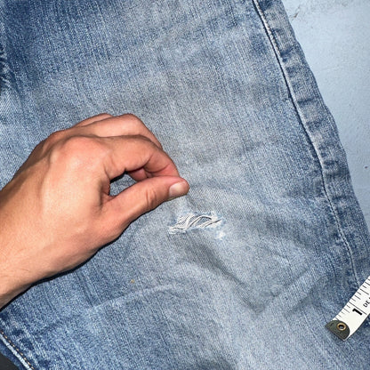 Levis 501 Vintage Y2K 90s XX Straight Leg Jeans Blue Light Wash 33x34 Act 33x30