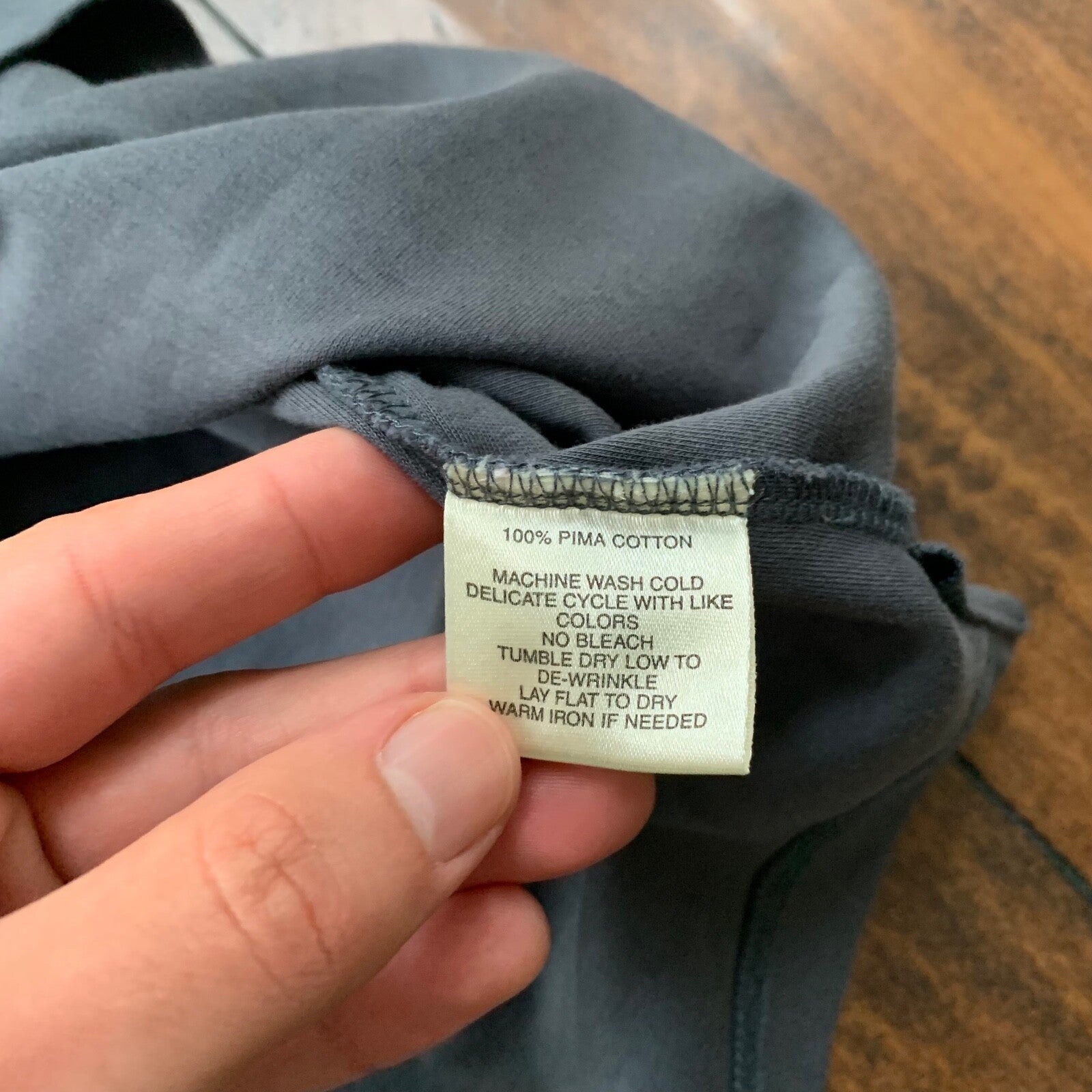 Robert Barakett T-Shirt Men XXL Short Sleeve Casual Pima Montreal Dark Gray