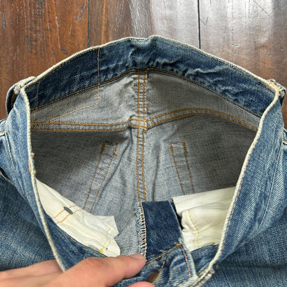 Vintage LEVIS 501XX Jeans Big E 1960s Denim Redline Selvedge 25x29 USA 60s 505