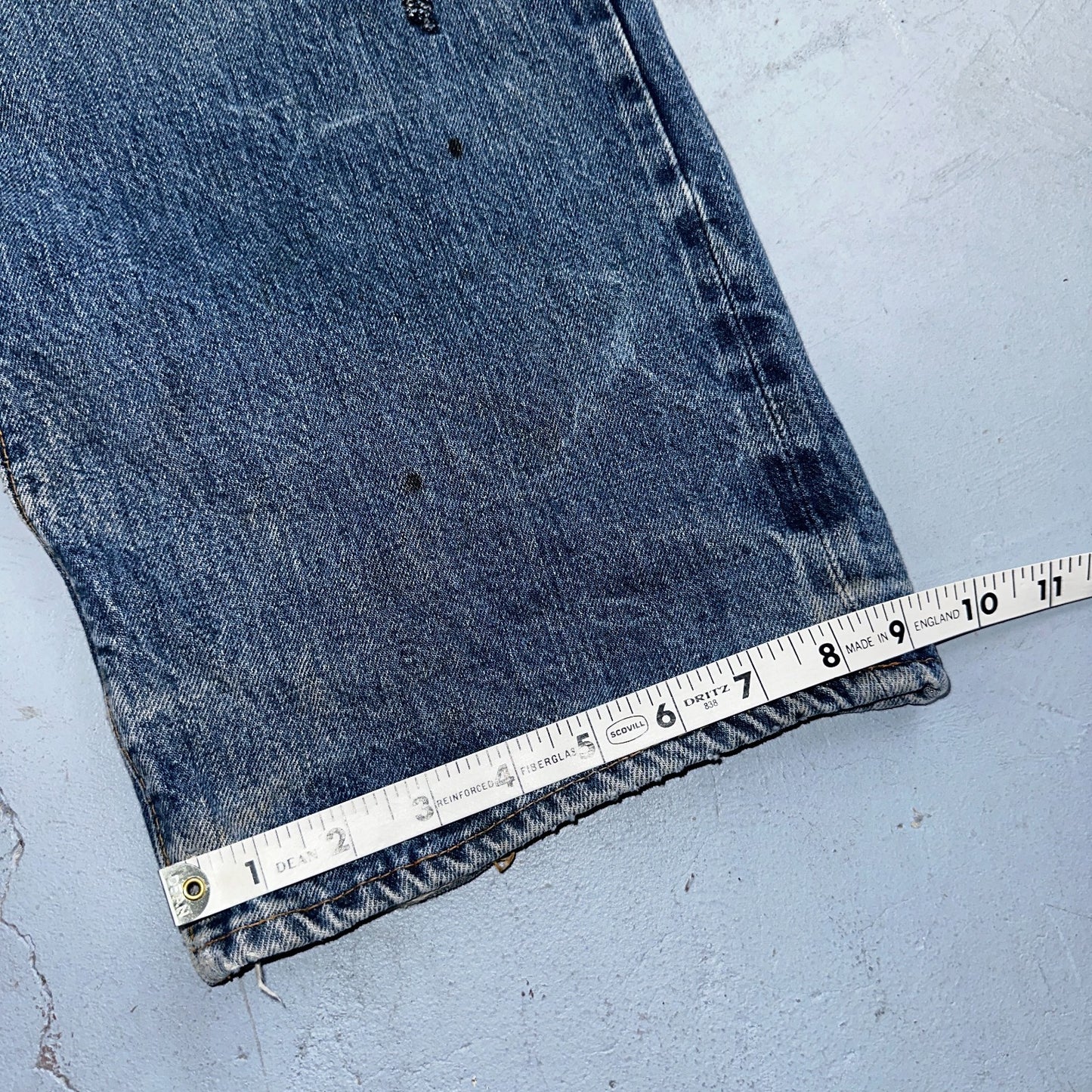 Levis 501 Vintage 70s SS Redline Selvedge USA XX Jeans Med Wash 48x30 Act 43x26