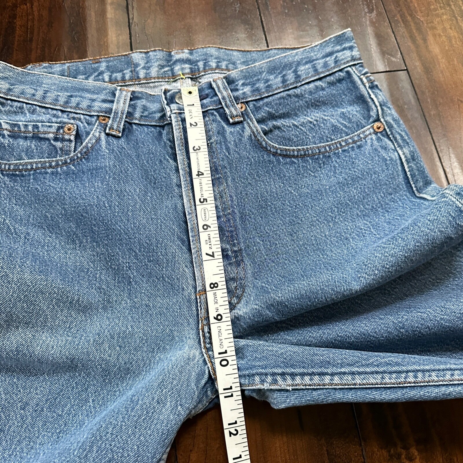 VTG 80s Levis 501 Button Fly 32x36 USA Tag Jeans Straight Wash Blue XX Act 29x32