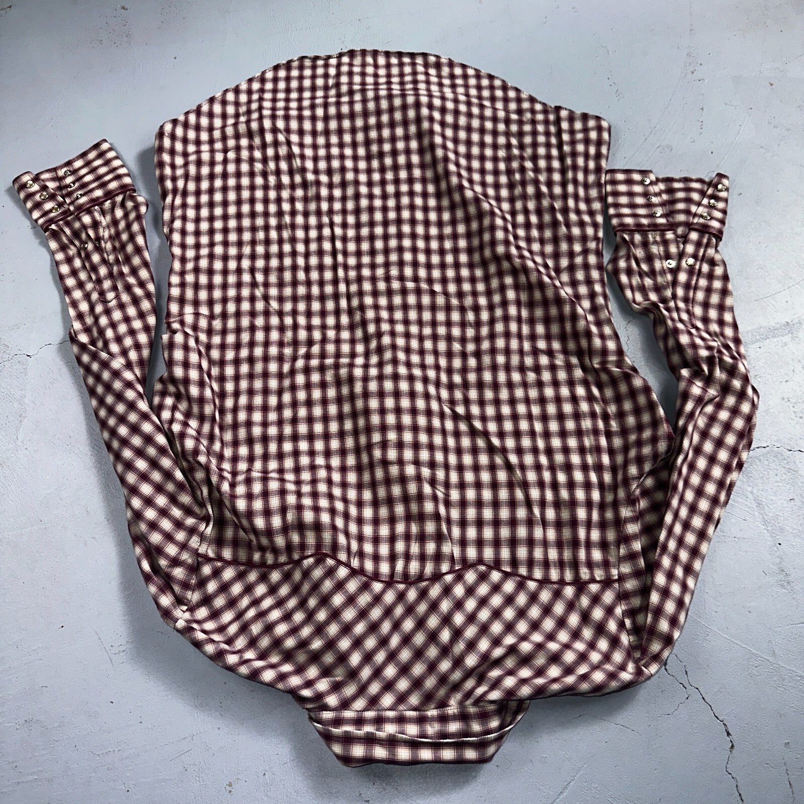 Levis VTG 1980s Pearl Snap Button Shirt Mens L Plaid 80s Cowboy Shirt Korea LS