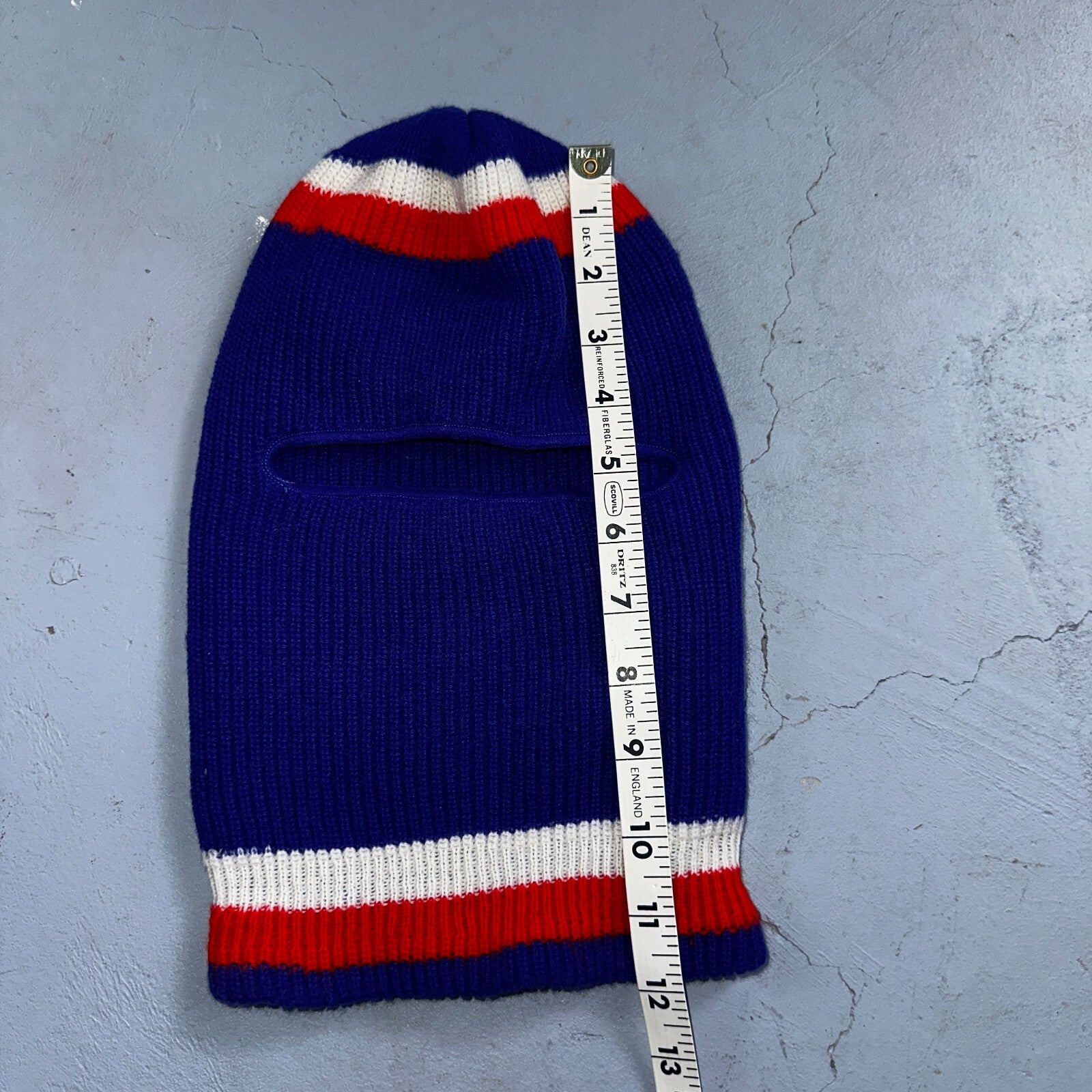 VTG 70s Wigwam USA Knit Ski Mask Men Balaclava Nordic Fair Isle 1970s