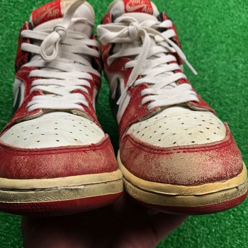 Nike OG 1985 Air Jordan 1 Chicago Red White Black Rare Vintage 85 9 Bred Royal