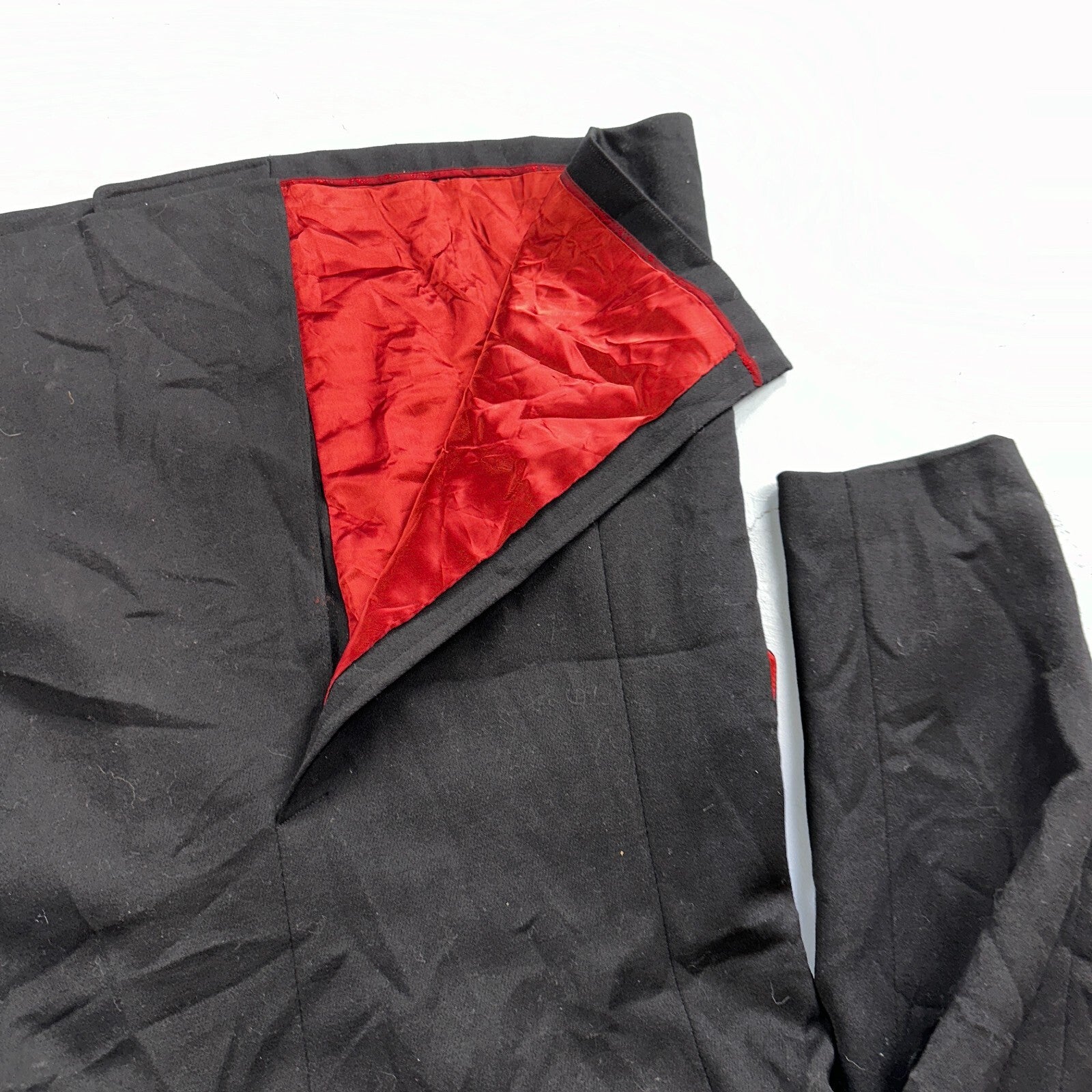 Vintage 1960s Black Wool Military Pea Coat Rockabilly 60s Double Breast Jacket