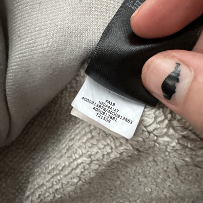 The North Face Fleece Jacket Womens Med Full Zip Sweatshirt Soft Oatmeal Sherpa