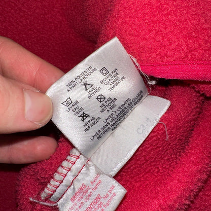 PATAGONIA Rare Vintage Snap-T Pullover Fleece Jacket 90s USA Made Pink Gray SZ M
