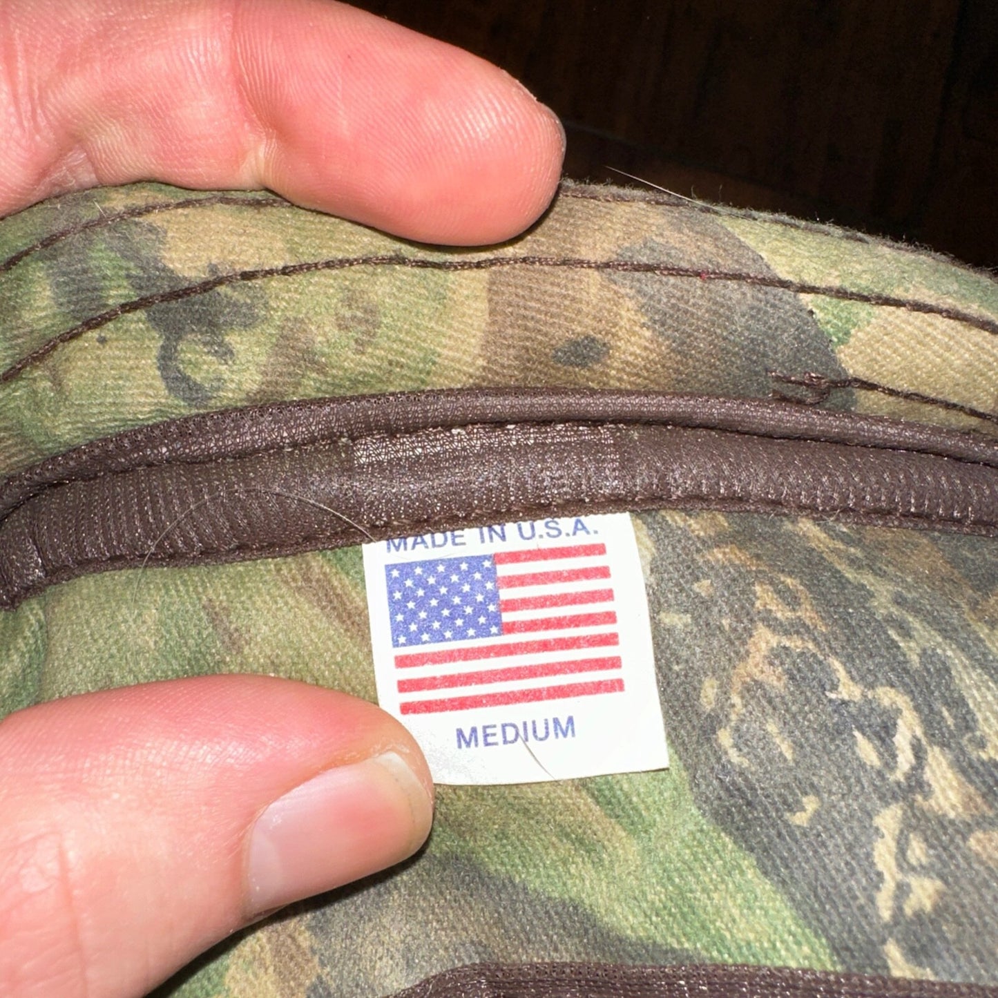 Real Tree Hunting 70s Fisherman Vintage Hat Bucket POST WWII Goretex USMC Camo