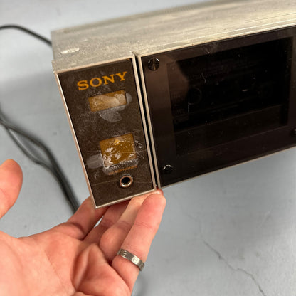 Sony TC-FX1010 Tape Deck Rare Find Cassette Broken For Parts As Is