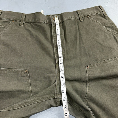 Carhartt NWT VTG Double Knee Carpenter Pants Y2K B01 B136 MOS Green 40x32 DS