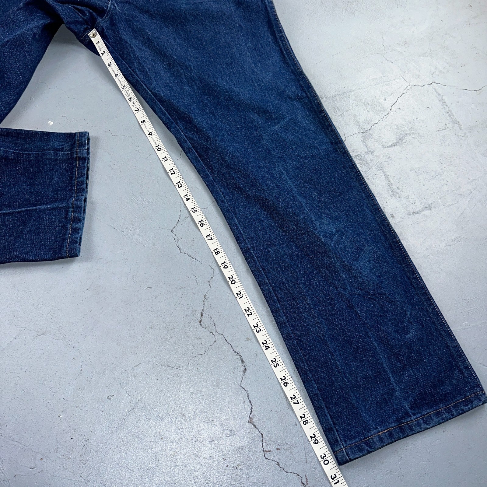 Wrangler Jeans 13MWZ Mens 36x30 Blue Cowboy Cut Vintage Denim Workwear Western