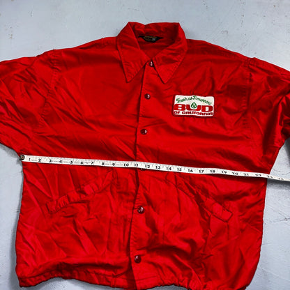 BUD of California Coach Jacket Nylon VTG 1970s Windbreaker Swingster Dole Fruit