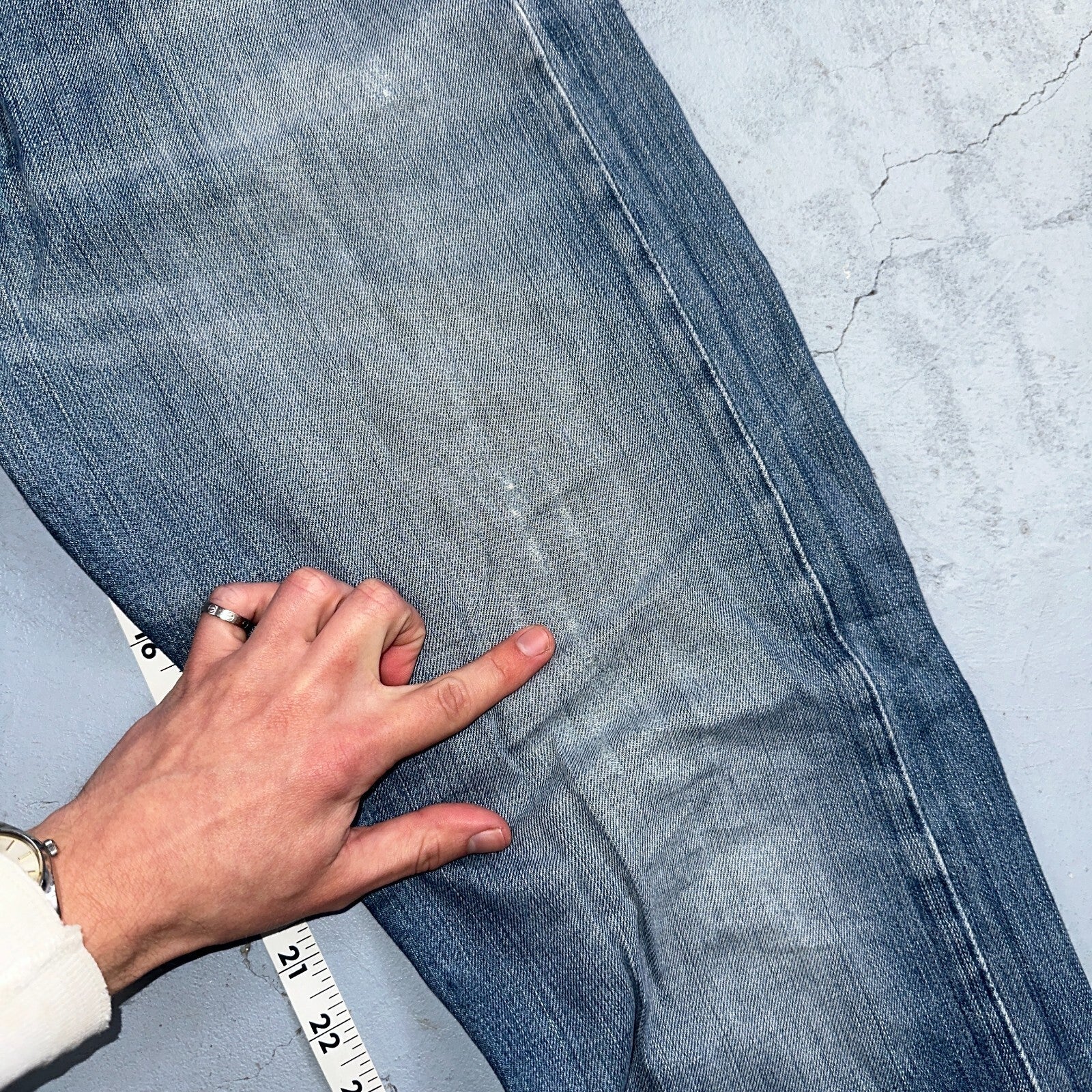 Levis 501 Vintage Y2K XX Straight Leg Jeans Blue Med Wash 33x32 Act 32x31