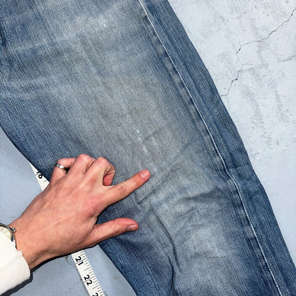 Levis 501 Vintage Y2K XX Straight Leg Jeans Blue Med Wash 33x32 Act 32x31