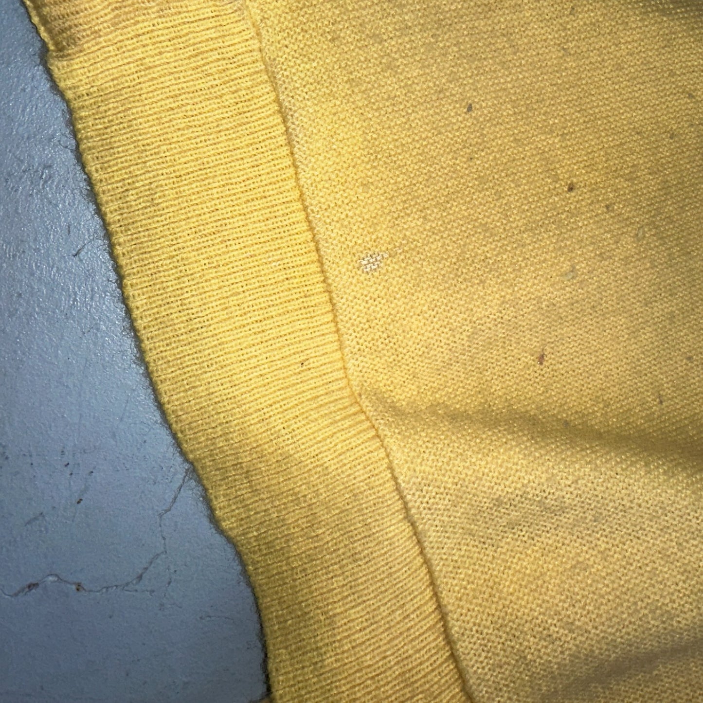 Vintage 1970s 70s JC Penney Towncraft Cardigan L Yellow MCM Missing Buttons