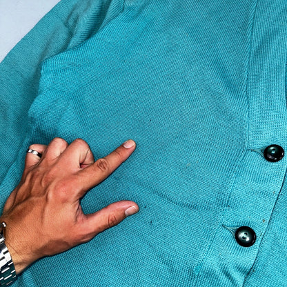 VTG Albion Award Sweater Varsity Letterman Button Cardigan Rockabilly UNC Knit