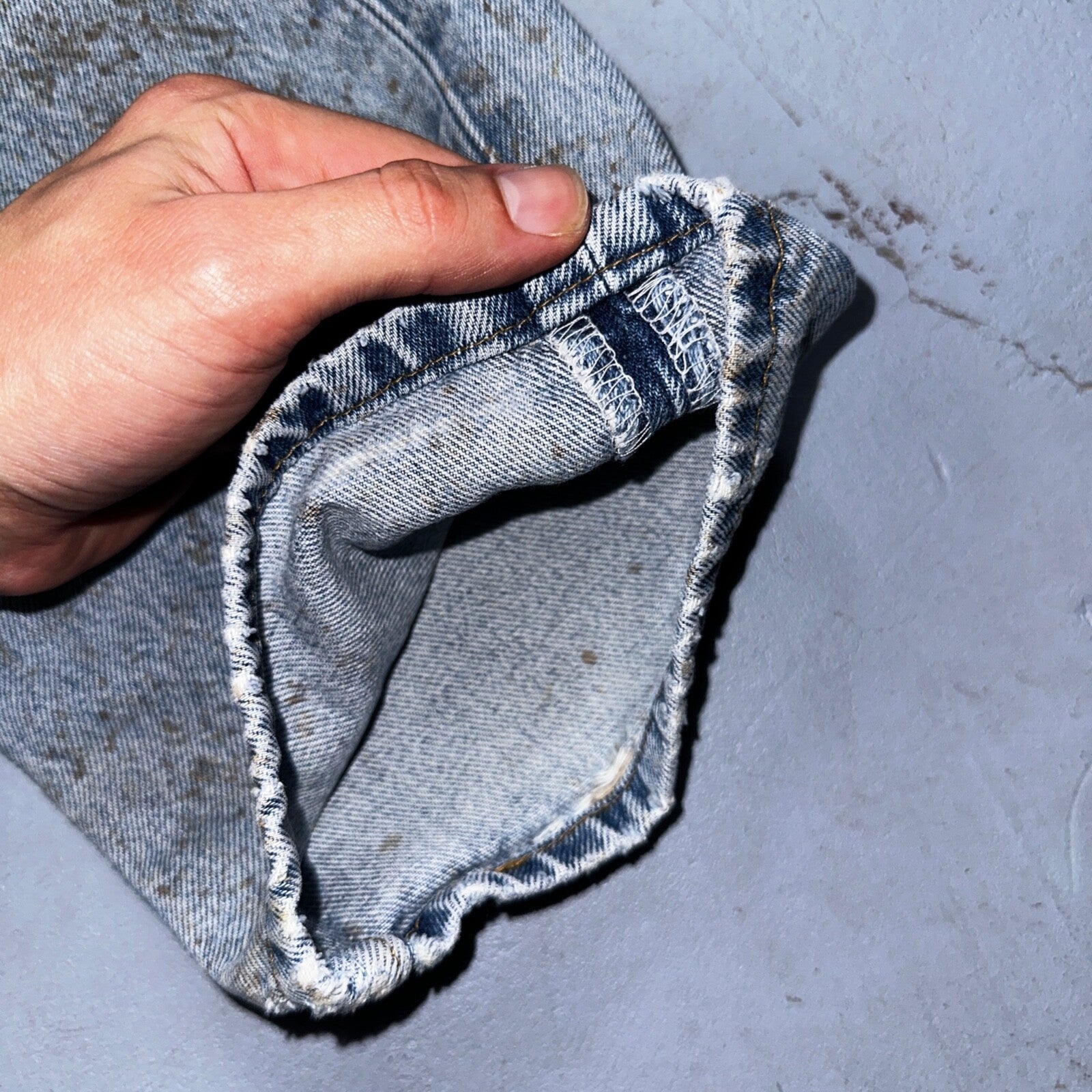 Levis 501 Vintage Y2K XX Straight Leg Jeans 33x34 Light Wash 2000s Act 31x32