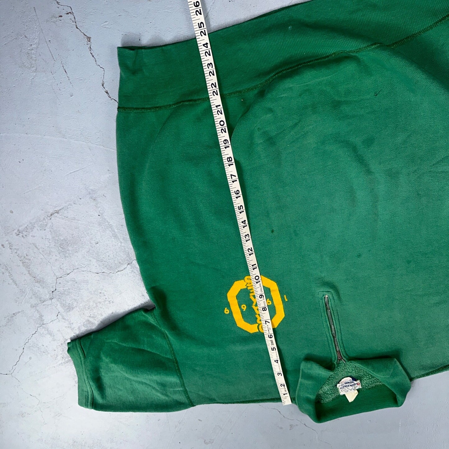 VTG 60s Oregon Track Sweatshirt Champion 1969 Drakes Rockabilly Ducks Polo Zip