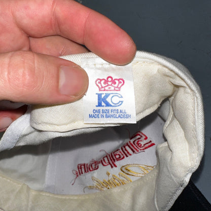 Snap On Racing White Black VTG Hat Cap Snapback Nascar Racing Cool Cars