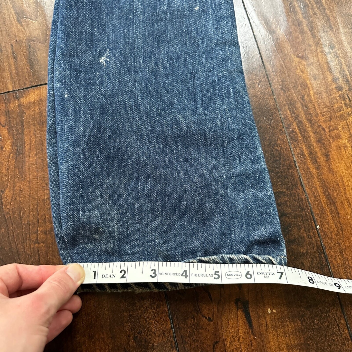 VTG 80s Levis Orange Tab 646 Bell Bottom Flares 33x31 Act 31x30 1980s 501