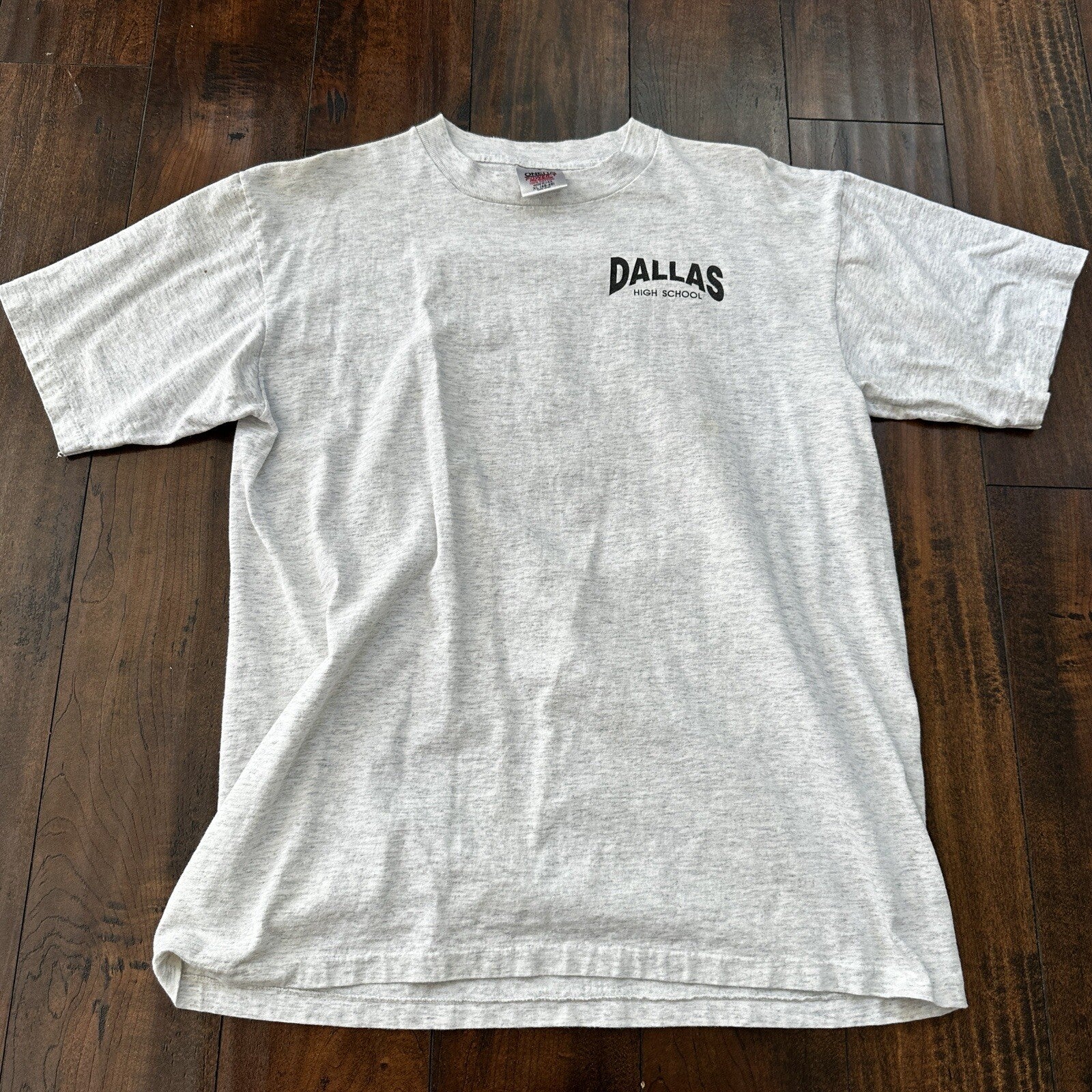 Oneita 90s Lot 2 Vintage T Shirt Dallas Oregon Dragons Basic White Grey Rap