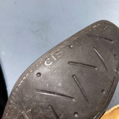 Michael Toschi Mario Men's Lace-up Brown Leather Shoes 8.5 Long Toe Classy