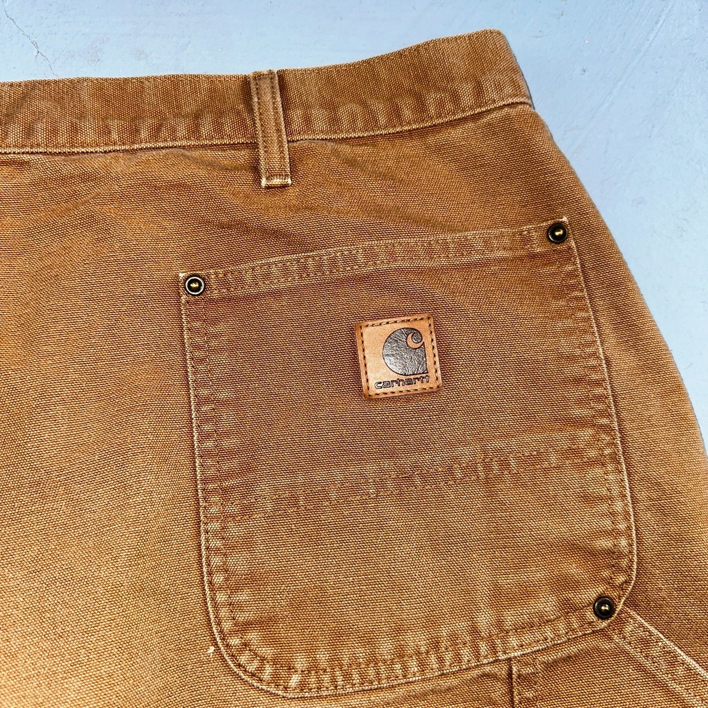 Carhartt VTG Double Knee Carpenter Pants Y2K B01 B136 BRN Brown 40x30 Act 39x29